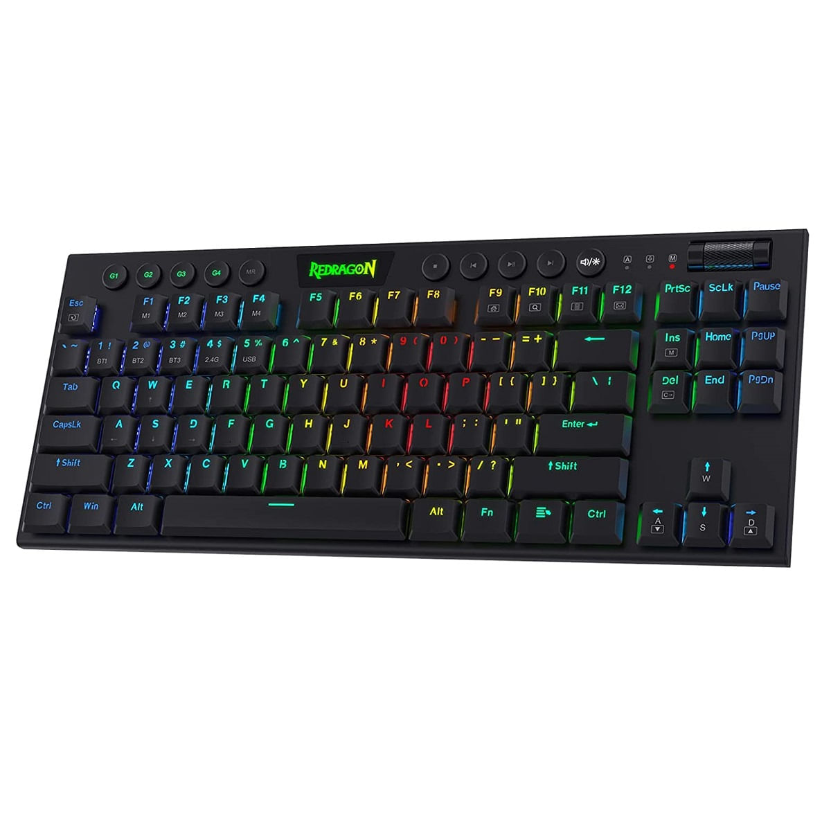 Teclado Redragon Horus K622 TKL RGB Wired USB Switch Red Negro