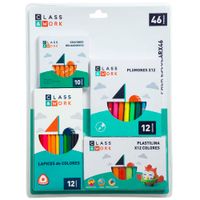 Pack Escolar CLASS & WORK Básico Paquete 46un