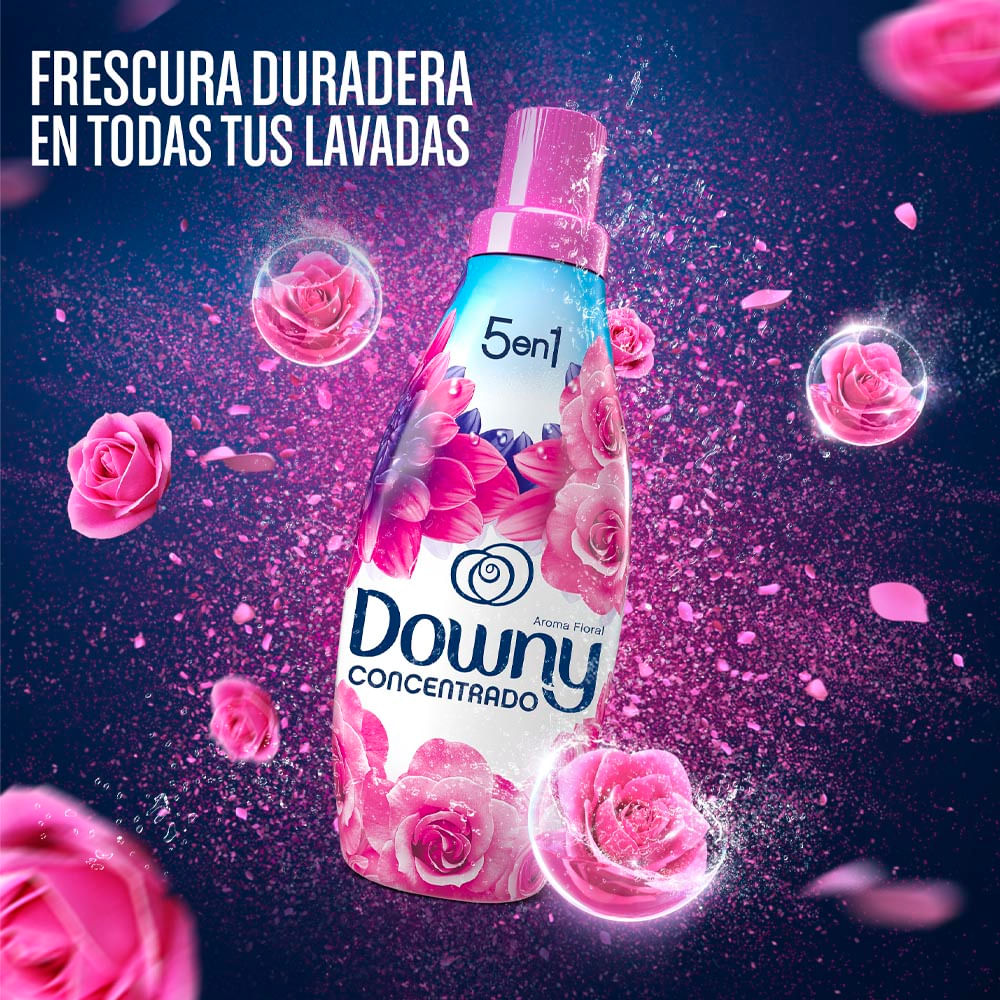 Suavizante Concentrado de Telas DOWNY Floral Botella 700ml | plazaVea ...