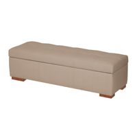 Baul Ardeco Mavisac Plaza Y Media Color Beige - Tela