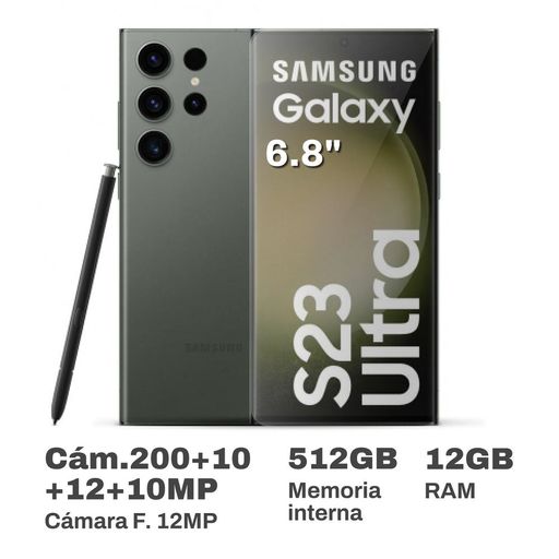 Celular Samsung S23 Ultra 512GB 12GB 6.8 Green