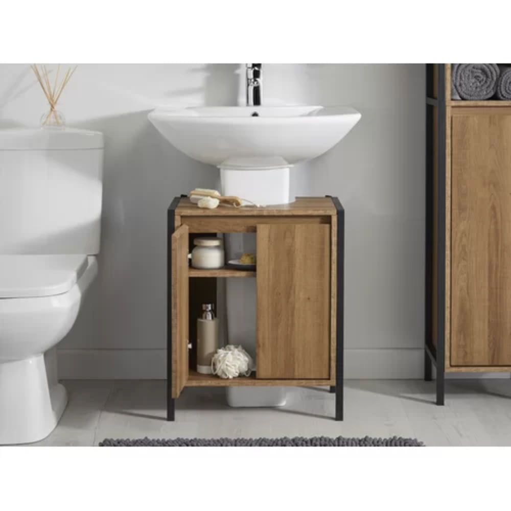 Mueble Inferior para Lavadero Carmen Marrón