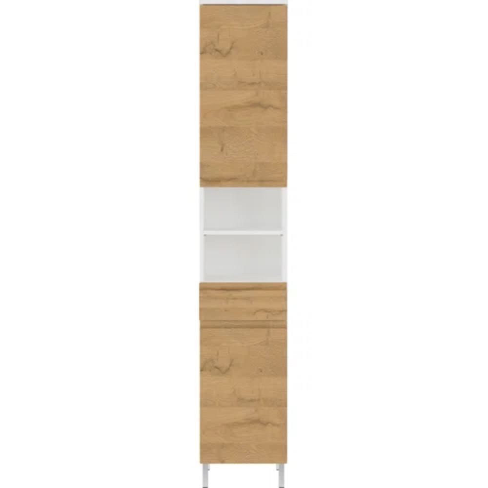 Armario Alto de Baño Brandon 1 Cajón 2 Puertas