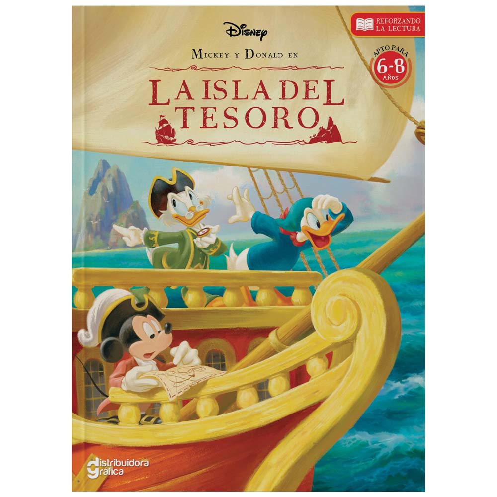 Libro Infantil DGNOTTAS Mickey y Donald La Isla del Tesoro