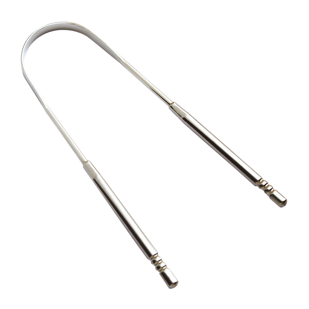 Limpiador Lingual Reutilizable de Acero Inoxidable Bamboo Balance