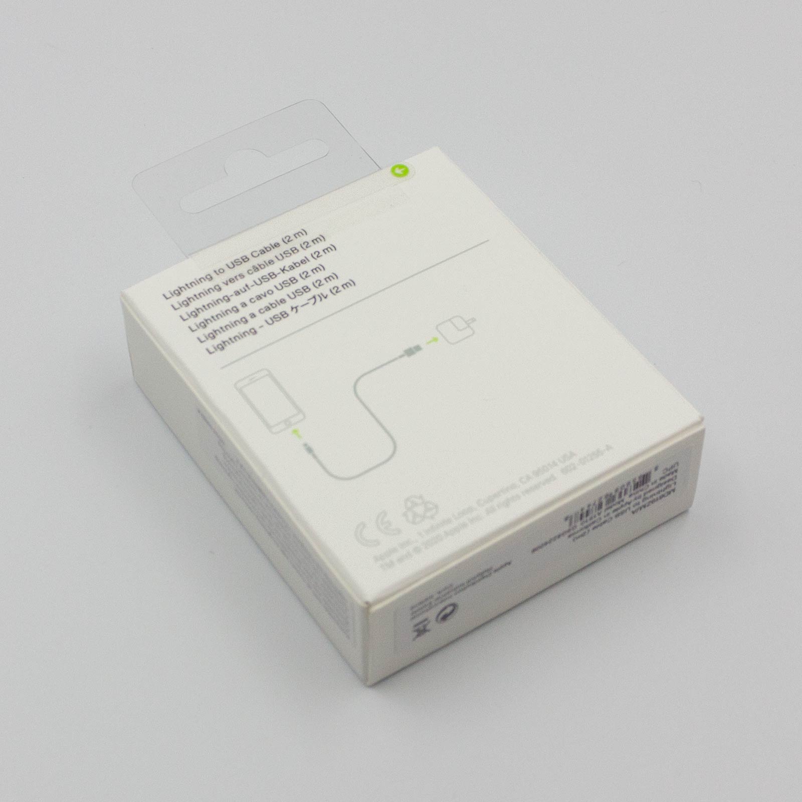 Cable Lightning a USB 2 metros de iPhone original Apple