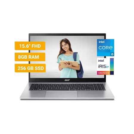 Laptop Acer Aspire 3 A315 Intel Core i5-1135G7 8GB RAM 256 GB SSD 15.6