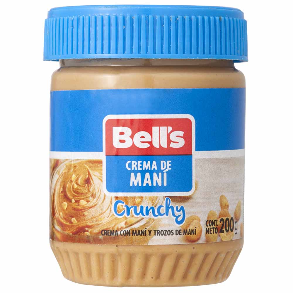 Crema de Maní BELL'S Crunchy Pote 200g
