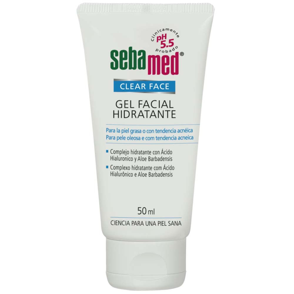 Gel Facial Hidratante SEBAMED Clear Face Frasco 150ml plazaVea