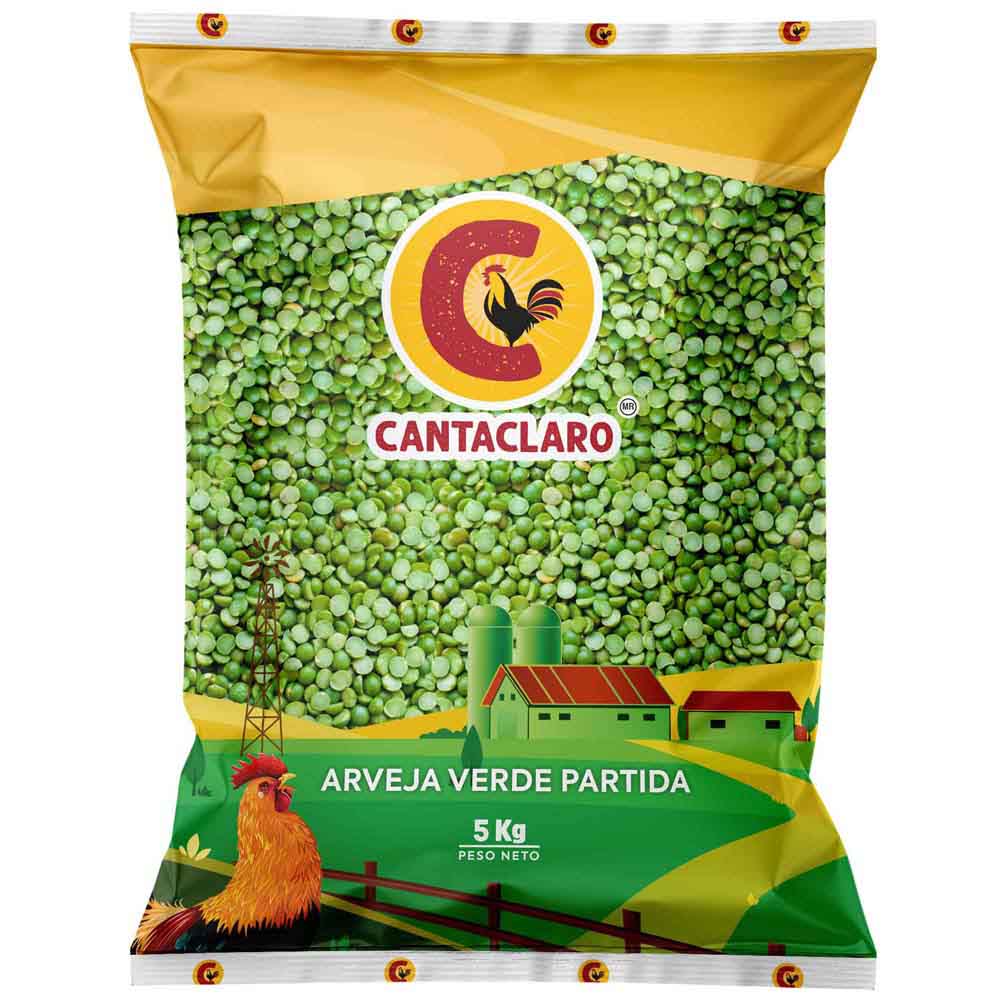 Arveja Verde Partida CANTACLARO Bolsa 5Kg