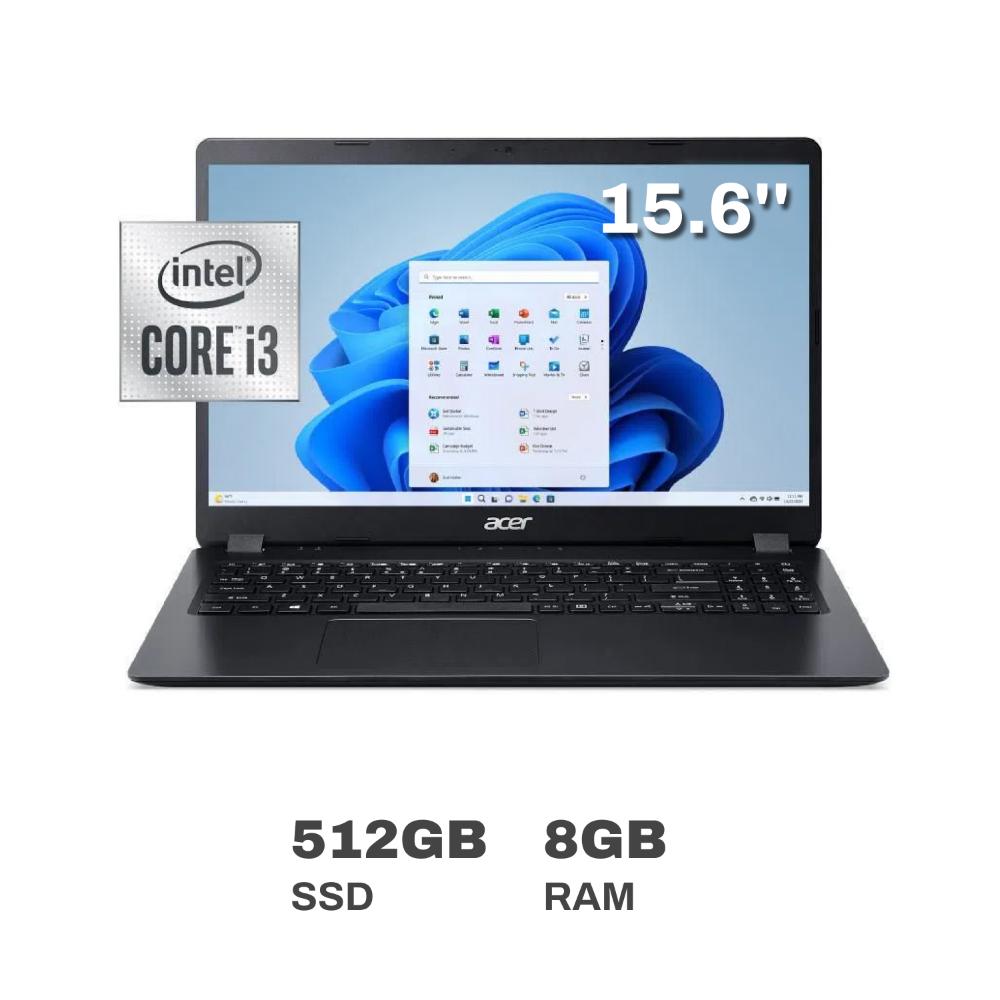 Laptop Acer Aspire A315-56-39R5 Intel Core i3 8GB RAM 512GB SSD 15.6"