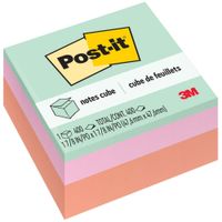 Notas Adhesivas POST-IT Mini Cubo Color Neón 400 Hojas