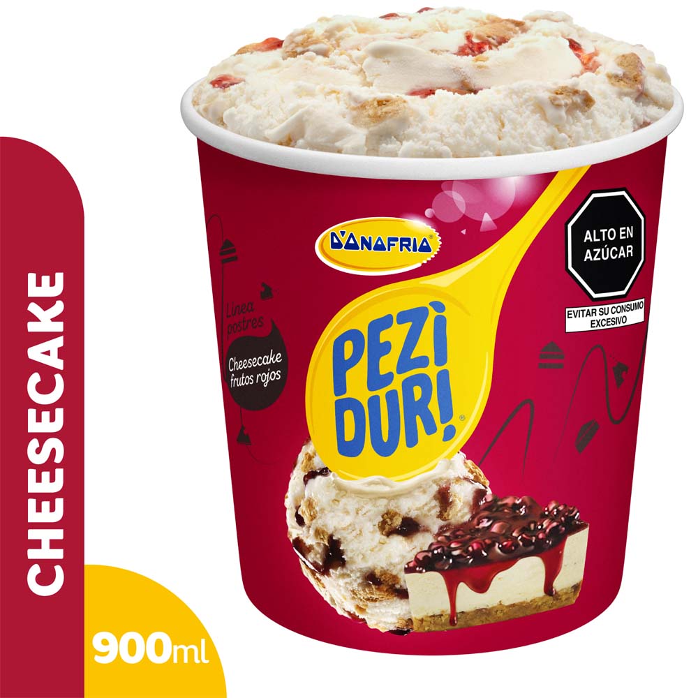 Helado D'ONOFRIO Peziduri Cheesecake Pote 900ml