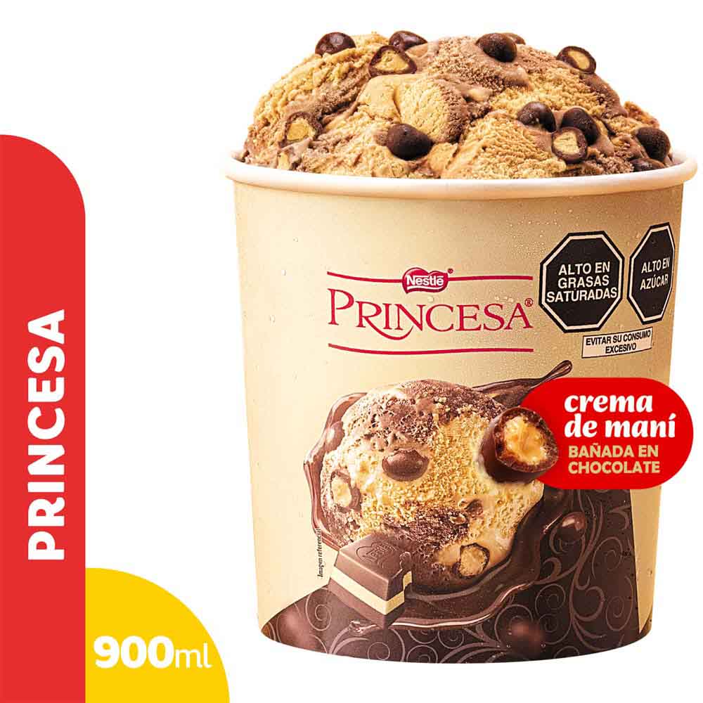 Helado D'ONOFRIO con Bolitas de Chocolate PRINCESA Pote 900ml ...