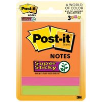 Notas Adhesivas POST-IT Super Sticky Colección Rio de Janeiro 3 Blocks