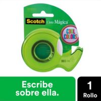 Cinta Adhesiva SCOTCH Mágica Colors Dispensador 19mm x16.5m (Modelos Aleatorios)