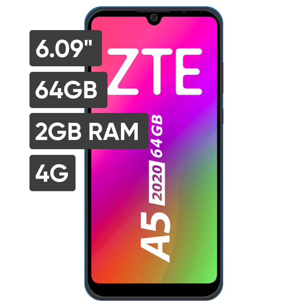 Smartphone ZTE BLADE A5 2020 6.09" 2GB 64GB 13MP+2MP Azul