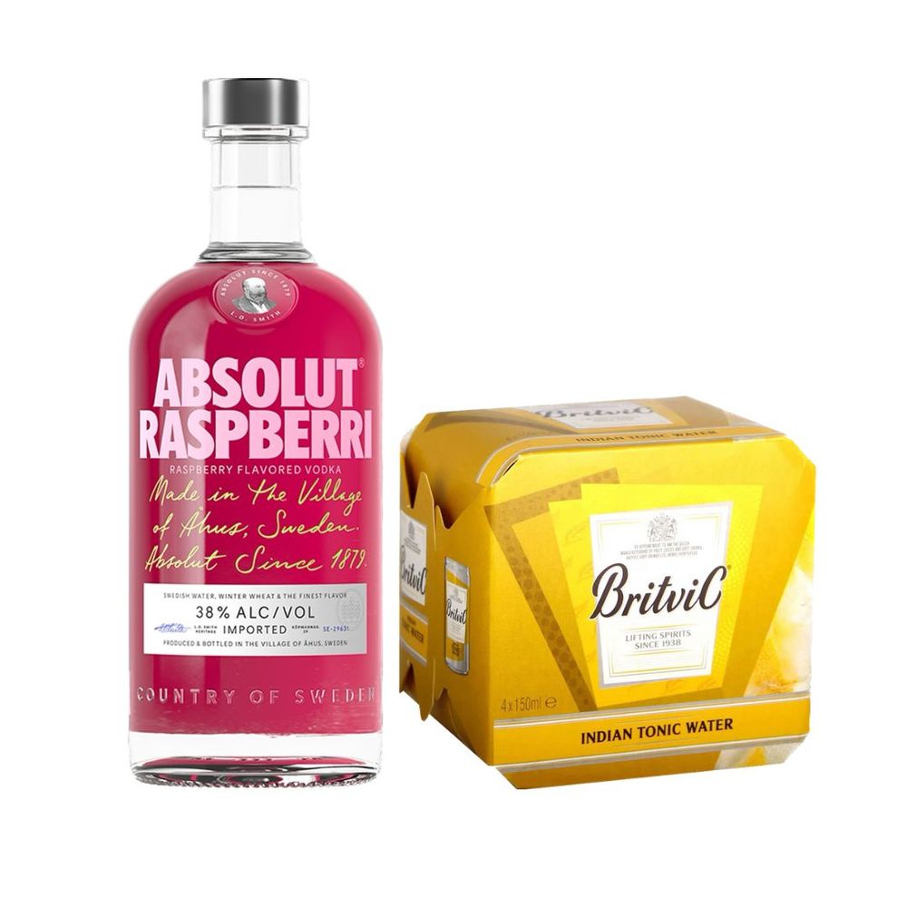 Tutti Frutti JJ Raspberry Vodka 1L - 32% Premium Raspberry Flavoured ...