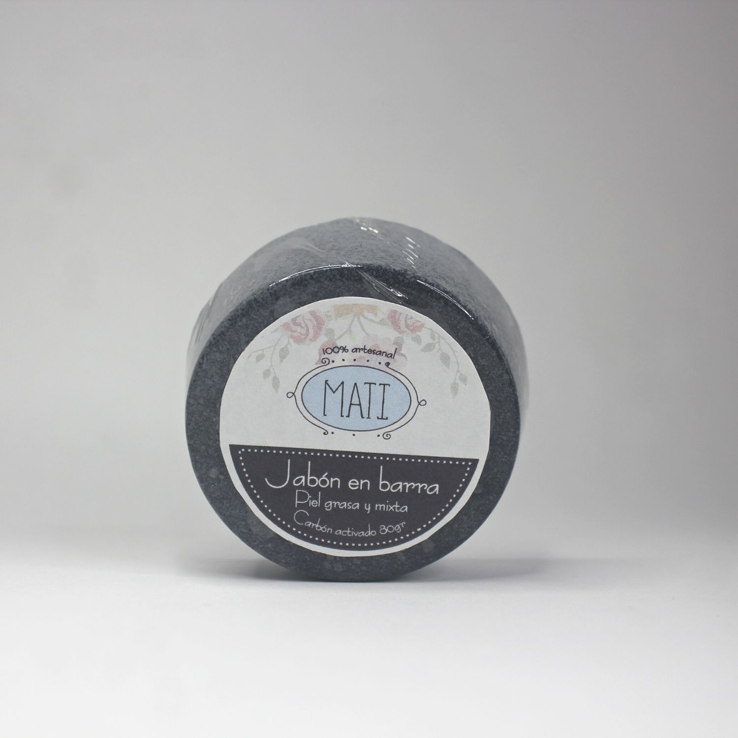 Jabón Natural Mati Carbón Activado de 80gr