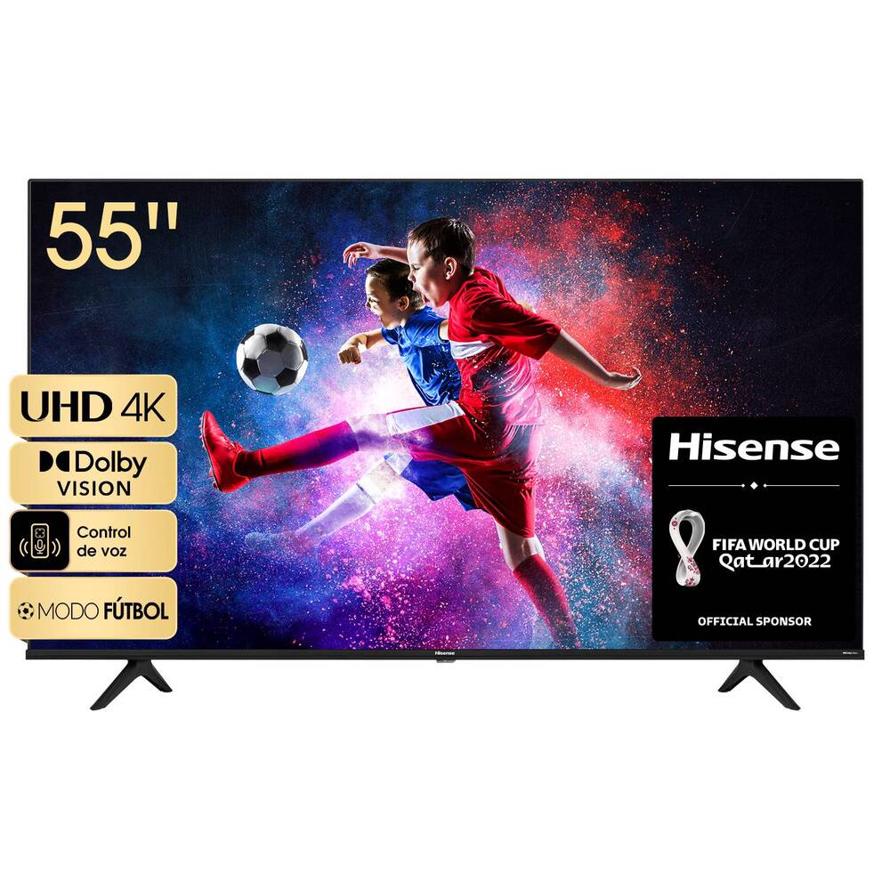 Televisor Hisense Led 55"" UHD 4K Smart Tv VIDAA 55A6H