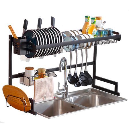 Escurridor de Platos sobre Fregadero Estante de Cocina Moderno 85cm