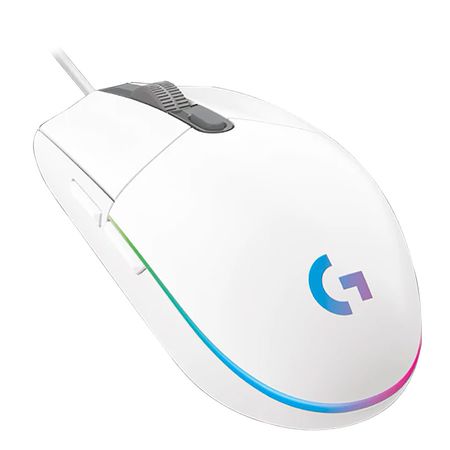 Mouse Gamer Logitech G203 Lightsync Blanco rgb usb 8000dpi