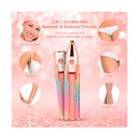 Depilador de Vello Facial Cejas Bozo 2 en 1 USB