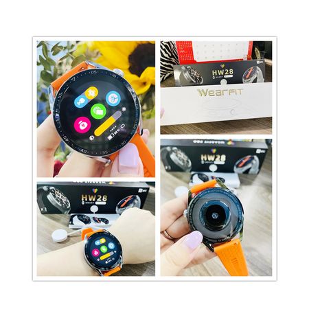 Smartwatch HW28 Gps Full HD NFC Bluetooth Naranja