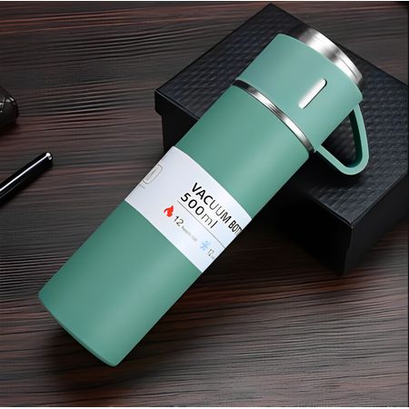 Termo de Acero Inoxidable con Tazas de Regalo