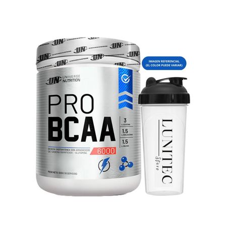 Aminoácido Universe Nutrition Pro Bcaa 6000 500g Fruit Punch + Shaker