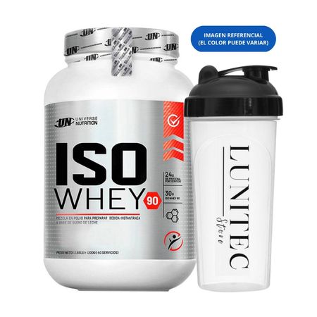 Proteína Universe Nutrition Iso Whey 90 1.2kg Cookies + Shaker