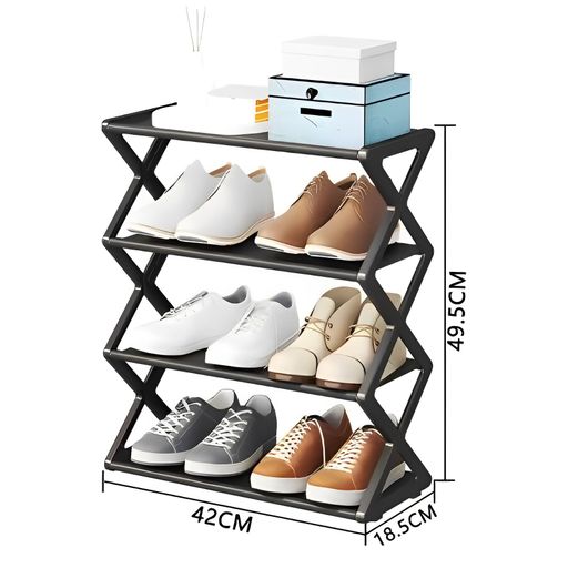 Organizador De Zapatos Zapateras Modernas 4 Niveles 12 Pares