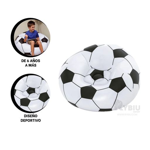 Hurbo - Pelota de fútbol inflable para adultos y niños