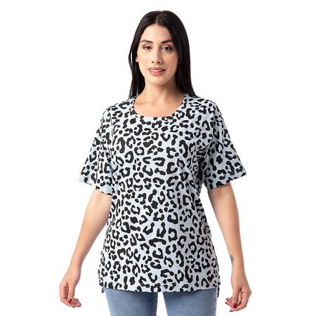 Polo Moda Jersey Pionier Leopardy_S M/Corta  Celeste S