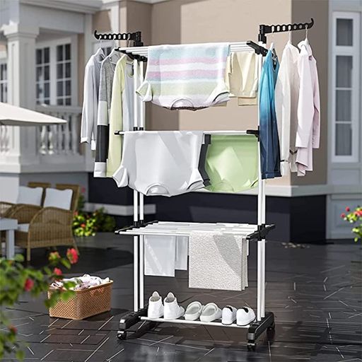 Colgador de Ropa Tendedero Organizador Plegable Perchero 4 Niveles I  Oechsle - Oechsle