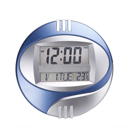 Reloj Digital Led De Pared Calendario Temperatura 45cm