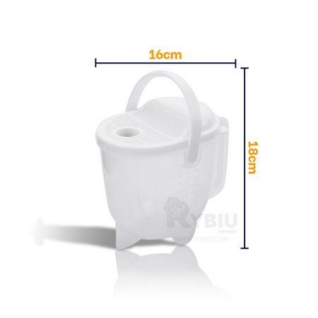 Mini Lavadora de Arroz Blanco