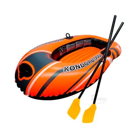 Balsa Inflable para Remar Naranja