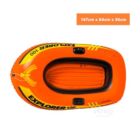 Balsa Inflable para Remar Naranja