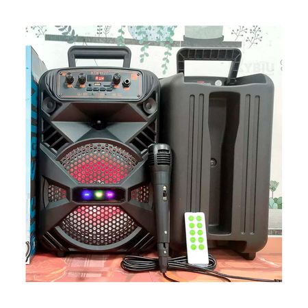 Altavoz con Anillos Led Negro KTX-1177