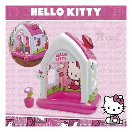 Hermosa Casita Inflable de Hello Kitty