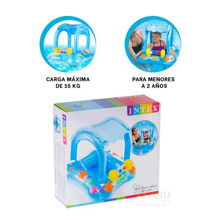 Juego Inflable de Piscina para Bebe con Toldo