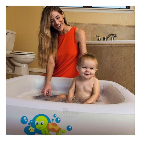 Bañera Inflable para Bebe 86 cm x 86 cm x 25 cm