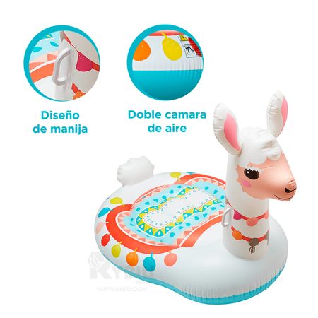 Inflable Flotador Montable Diseño Llama