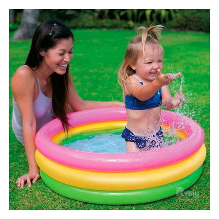 Ovalada Piscina Multicolor para Niños