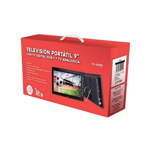 Televisión Portátil Lif 9 con TV Digital y Analógica