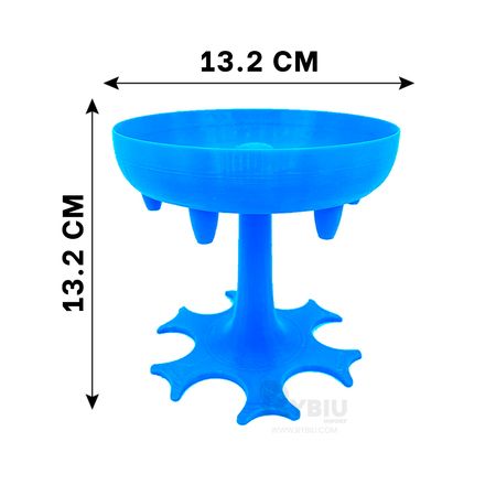 Soporte Dispensa Licor 6 Shots Celeste
