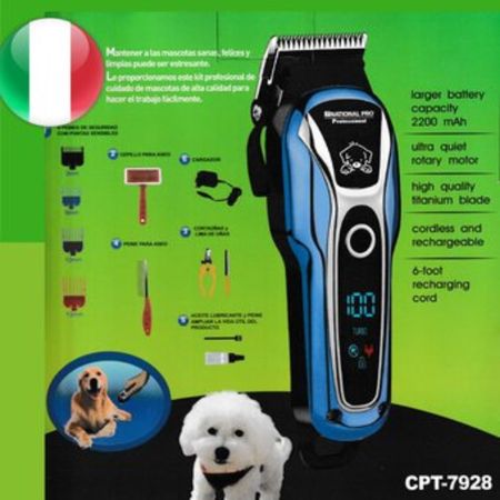 Maquina de Mascota National Pro Digital CPT-7928 Azul