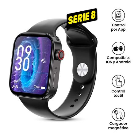 Smart Watch Serie 8 Negro