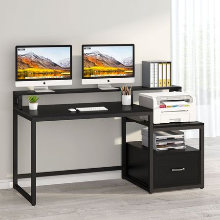 Escritorio Archivador Gamer Industrial Fornitte Ventitaspe Negro